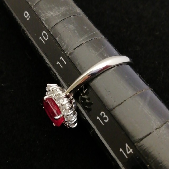 Pt900✨ルビー1.20ct✨ダイヤ0.47ct✨石色鮮やか綺麗✨リング❣️ レディースのアクセサリー(リング(指輪))の商品写真