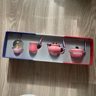 ルクルーゼ(LE CREUSET)のルクルーゼ　ミニチュア　オーナメント　スノードーム(置物)