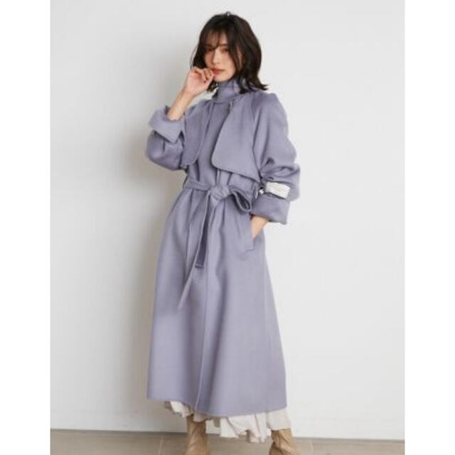 SNIDEL - ウロコカシミアスタンドカラーコート SNIDEL / スナイデルの