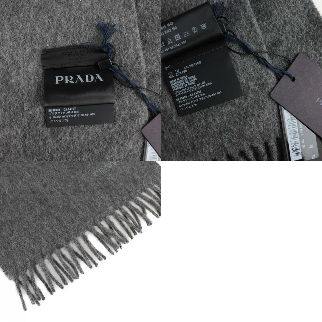 PRADA - PRADA プラダ マフラー USC182 カシミア50% ウール50