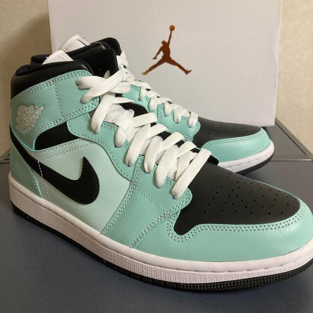 NIKE WMNS AIR JORDAN 1 MID "AQUA BLUE"