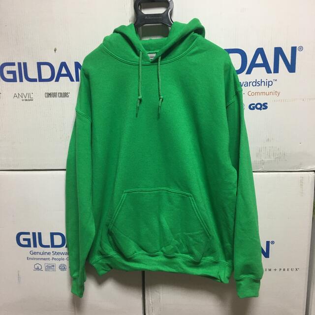 GILDAN(ギルタン)のGILDANギルダンのパーカー★アイリッシュグリーン★XLサイズ メンズのトップス(パーカー)の商品写真