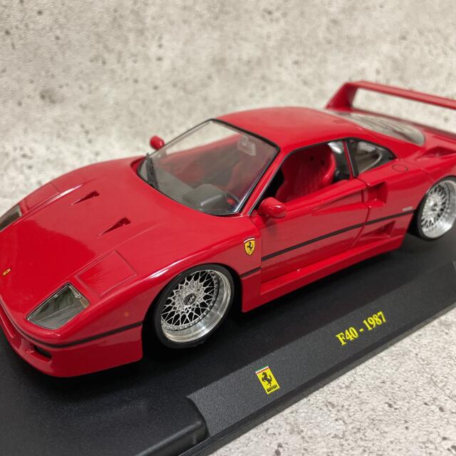 ディアゴスティーニ　フェラーリF40 1/24 カスタムホイール BBS