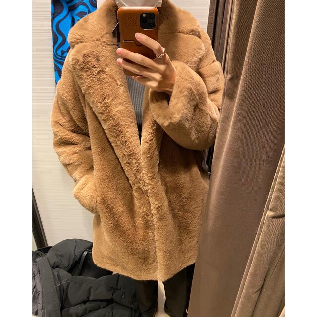 ZARA フェイクファーコート