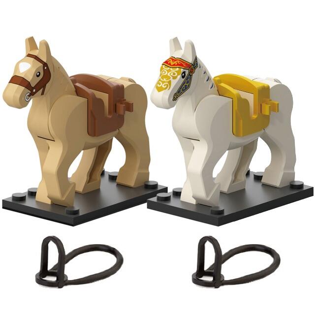 最新最全の レゴ LEGO レゴ互換 馬(騎馬・軍馬)10頭セット ベビー