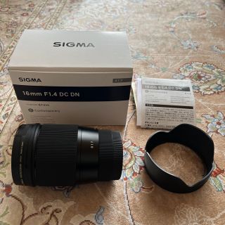 シグマ(SIGMA)の早い物勝ちSIGMA 16mm F1.4 Eマウントレンズ(レンズ(単焦点))