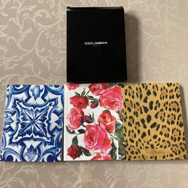 DOLCE&GABBANA(ドルチェアンドガッバーナ)の専用!ドルチェ&ガッバーナ ノベルティノートセット インテリア/住まい/日用品の文房具(ノート/メモ帳/ふせん)の商品写真