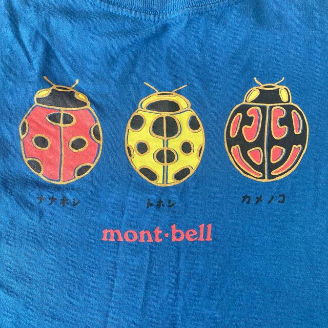 mont bell(モンベル)の110cm mont-bell てんとう虫半袖Tシャツ　綿100%   キッズ/ベビー/マタニティのキッズ服男の子用(90cm~)(Tシャツ/カットソー)の商品写真