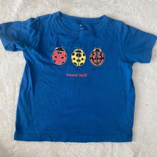 モンベル(mont bell)の110cm mont-bell てんとう虫半袖Tシャツ　綿100%  (Tシャツ/カットソー)