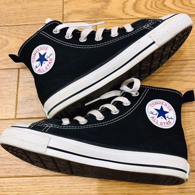 CONVERSE(コンバース)のコンバース　CONVERSE　ハイカットスニーカー　19㎝　ブラック キッズ/ベビー/マタニティのキッズ靴/シューズ(15cm~)(スニーカー)の商品写真