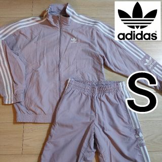 アディダス(adidas)のadidas 薄紫 ウーブン ジャージ上下 セットアップ トラックトップ パンツ(ジャージ)