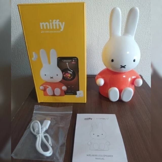 miffy✨Bluetooth スピーカー　ハンズフリー通話　オレンジ新品未使用 5