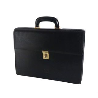 ロエベ(LOEWE)のLOEWE　ロエベ　ブリーフケース　ビジネスバッグ　レザー　黒(ビジネスバッグ)