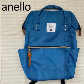 アネロ(anello)のanello アネロ　リュック　バックパック　青　ブルー(リュック/バックパック)