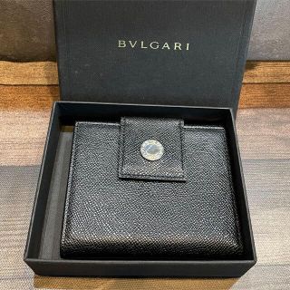 ブルガリ(BVLGARI)のBVLGARI 二つ折り財布　ブラック(折り財布)