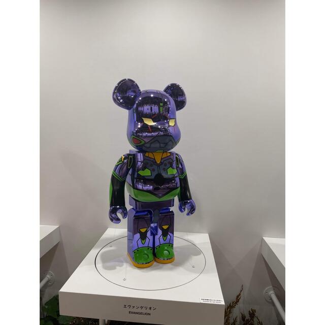 BE@RBRICK エヴァンゲリオン初号機 CHROME 1000％ エヴァ - フィギュア