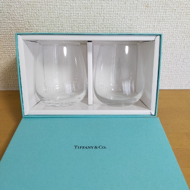 Tiffany & Co.(ティファニー)のティファニー ペアグラス TIFFANY&Co インテリア/住まい/日用品のキッチン/食器(グラス/カップ)の商品写真