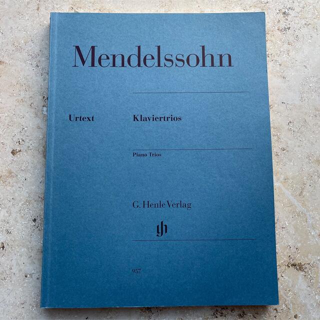 メンデルスゾーン ピアノトリオ ヘンレ Op.49 Op.66 スコア パート譜