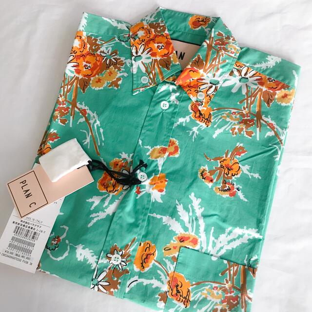 海外花系 新品◇定価8万 PLAN C 花柄 シャツ ブラウス - 通販