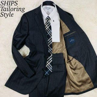 シップス(SHIPS)の【美品】シップス 最高級 ロロピアーナ セットアップ スーパー120’s 灰 L(セットアップ)