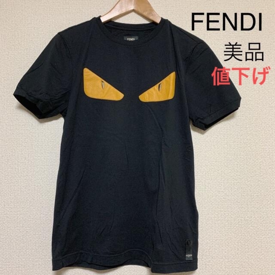 美品【FENDI】バッグバグズ Tシャツ　フェンディトップス