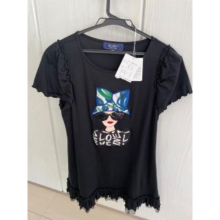 エムズグレイシー Tシャツ(レディース/半袖)の通販 100点以上 | M'S 正規品! エムズグレイシー Tシャツ 40 夏 黒 刺繍 リボン ドールモチーフ DMW Tシャツ/カットソー(半袖/袖なし)