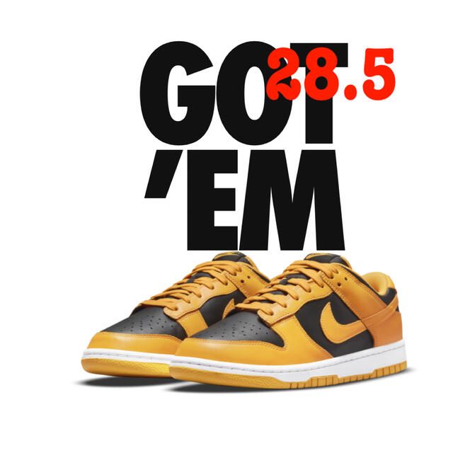 NIKE DUNK LOW  "Championship Goldenrod"