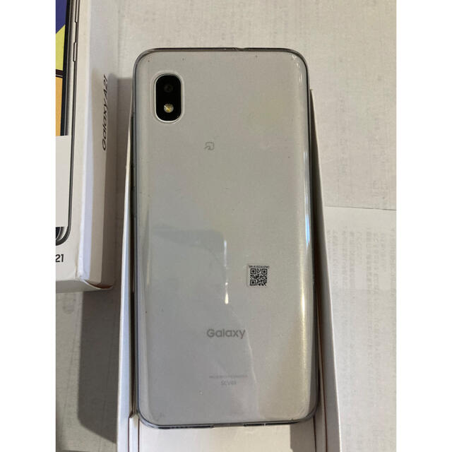 UQモバイル Galaxy A21 SCV49 ホワイト　未使用に近い 1