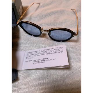 トムブラウン(THOM BROWNE)のトムブラウン　THOM BROWNE TB-011-A-BLK-GLD-49AF(サングラス/メガネ)