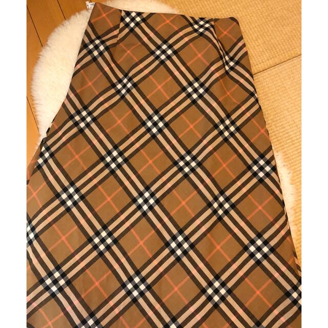 キュプラ⇅ BURBERRY by めい's shop｜バーバリーならラクマ - 美品Burberryバーバリー上質ウールチェック柄スカート♫