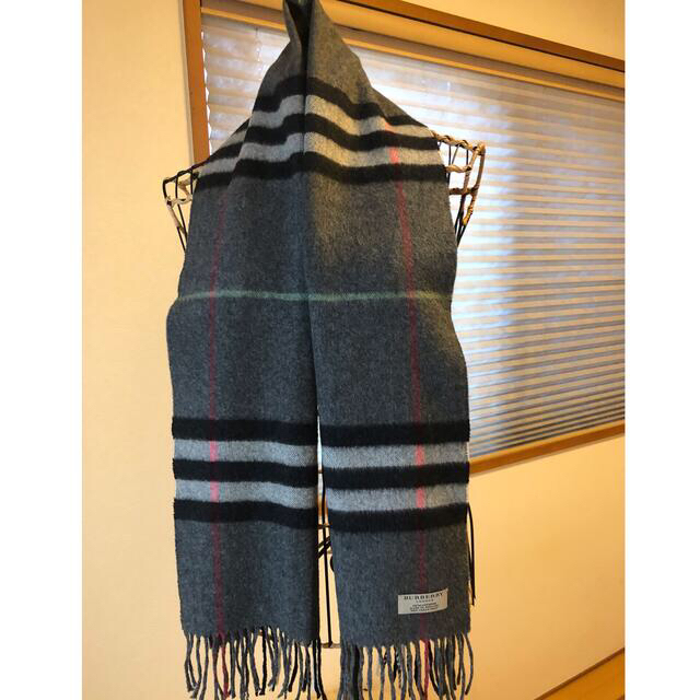 美品本物バーバリーBurberry高級カシミヤチェック柄マフラー☆超お買い得品 【お買得】 8670円