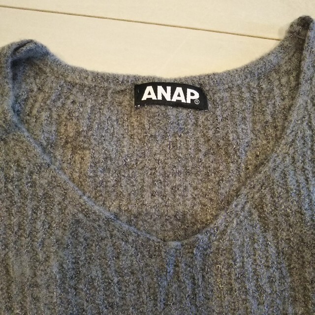 ANAP(アナップ)のANAP グレーニット レディースのトップス(ニット/セーター)の商品写真