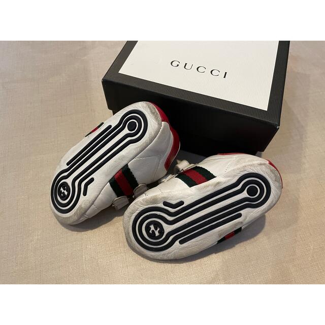 Gucci(グッチ)のGUCCI Children グッチチルドレン　ファーストシューズ　19  キッズ/ベビー/マタニティのベビー靴/シューズ(~14cm)(その他)の商品写真