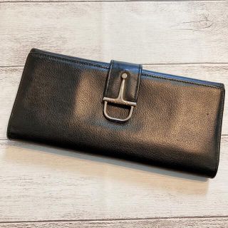 セリーヌ(celine)の【オールド】CELINE セリーヌ メンズ レディース 長財布 革財布 ブラック(財布)