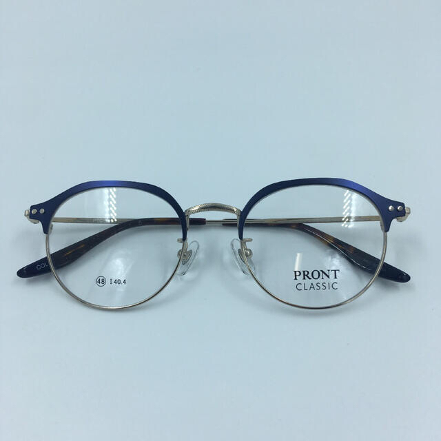 PRONT CLASSIC PTC-112 カラー3ブルー／ゴールド　メガネ 4
