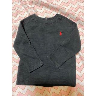 ラルフローレン(Ralph Lauren)のラルフローレン　黒カットソー　75cm(シャツ/カットソー)