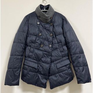 ブルネロクチネリ(BRUNELLO CUCINELLI)のBRUNELLO CUCCINELLI★ネイビー×グレー★ダウン(ダウンジャケット)