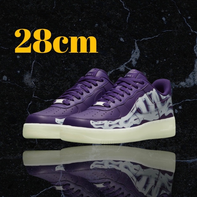 NIKE(ナイキ)のNike Air Force 1 Purple Skeleton メンズの靴/シューズ(スニーカー)の商品写真