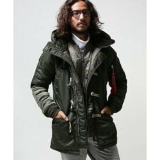 ALPHA INDUSTRIES×ROSSO　B-3ジャケット 黒　アルファ　L