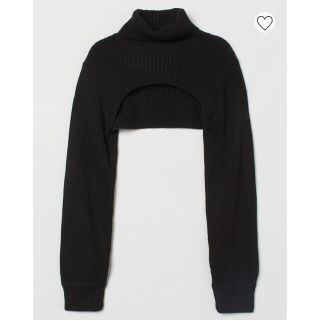 エイチアンドエム(H&M)のH&M  タートルネック　クロップドセーター(ニット/セーター)