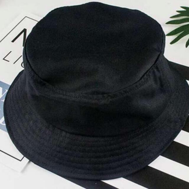 バゲットハット　黒 メンズの帽子(ハット)の商品写真