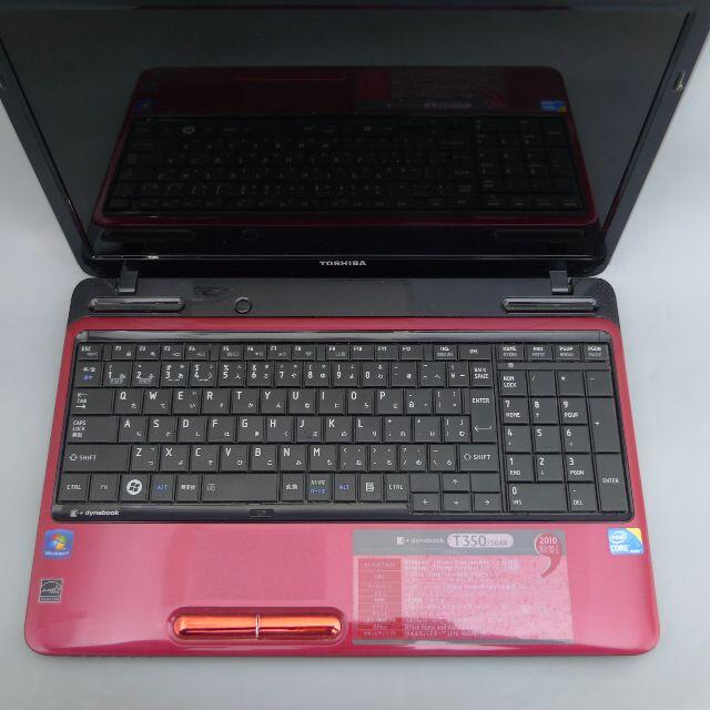 レッド ノートPC EX/56MRDS 4GB 750G RW 無線