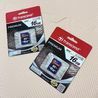 トランセンド(Transcend)の◆新品未使用◆ Transcend SDカード 16GB 2枚セット✨(PC周辺機器)