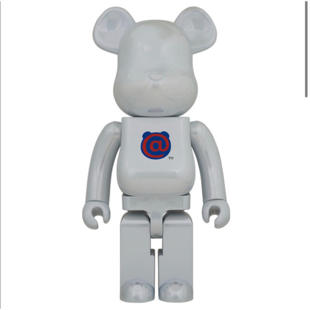 BE@RBRICK 1st MODEL WHITE CHROME 1000％バンクシー