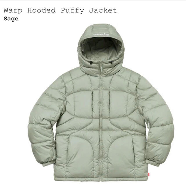 supreme warp hooded puffy jacket Mサイズ
