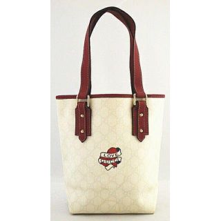 グッチ(Gucci)のグッチ　値下げ　タトゥー　ハート　GGプラス　トートバッグ　ハンドバッグ(トートバッグ)