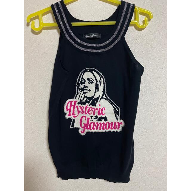 HYSTERIC GLAMOUR(ヒステリックグラマー)のヒステリックグラマー　編み込みタンクトップ レディースのトップス(タンクトップ)の商品写真