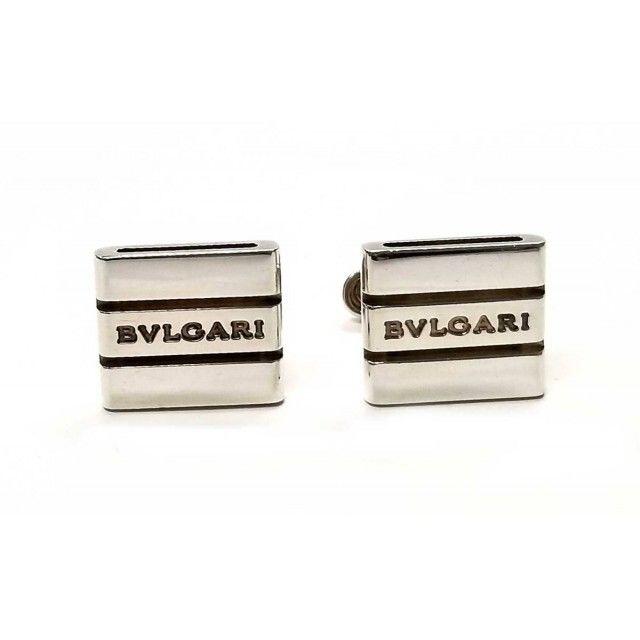 BVLGARI(ブルガリ)のブルガリ カフス カフリンクス カフスボタン シルバー ＳＶ925 スクエア メンズのファッション小物(カフリンクス)の商品写真