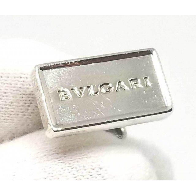 BVLGARI(ブルガリ)のブルガリ カフス カフリンクス シルバーカフス ＳＶ９２５ ロゴ カフスボタン メンズのファッション小物(カフリンクス)の商品写真