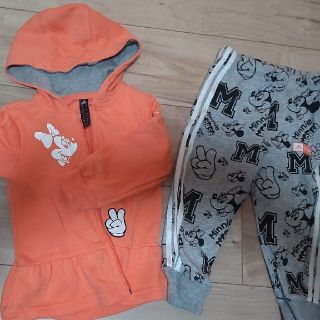 アディダス(adidas)の～ありいちゃん様専用～adidas ミニーちゃん スウェットセット 90(ジャケット/上着)